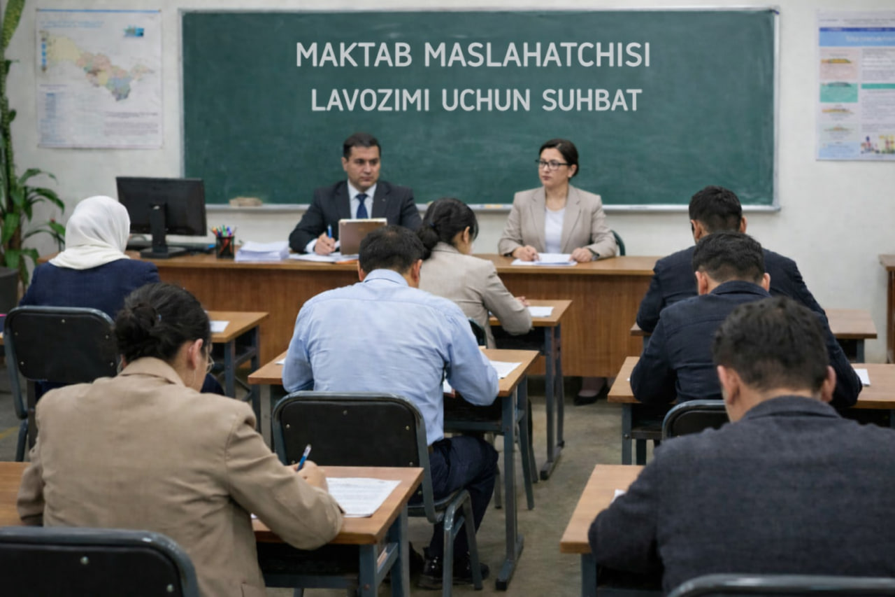 С завтрашнего дня начинается процесс собеседования на должность школьного консультанта.