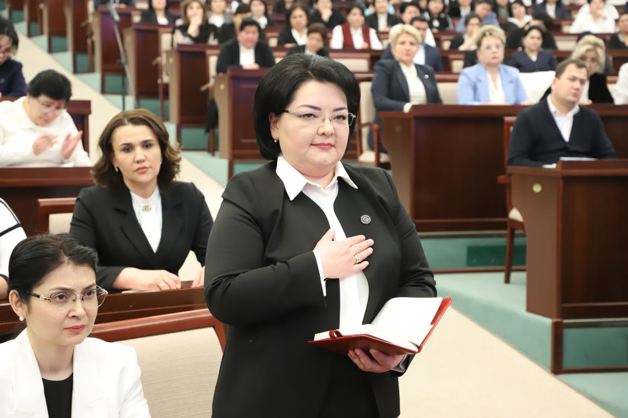 The school principal became the head of the Tashkent City Department of Preschool and School Education.