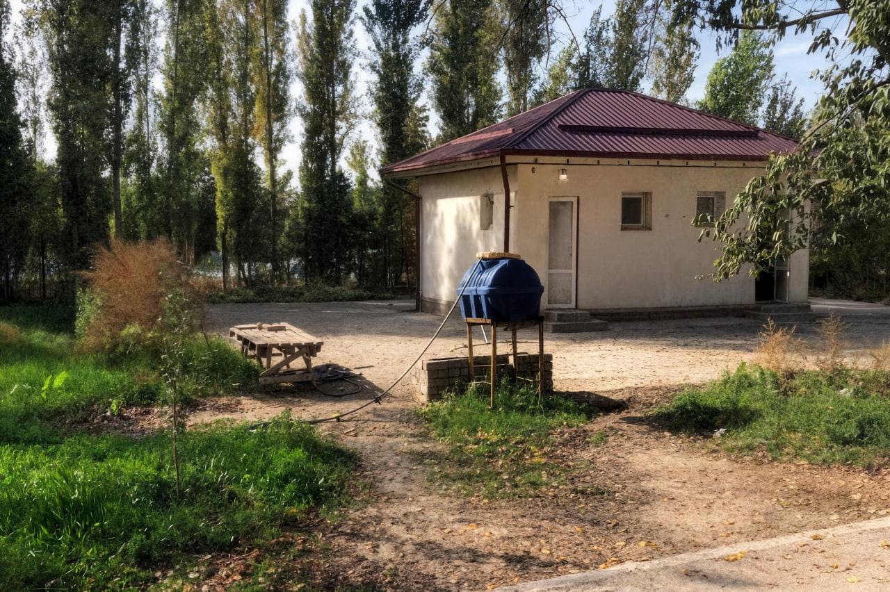 School restrooms with difficult conditions will be located inside the building