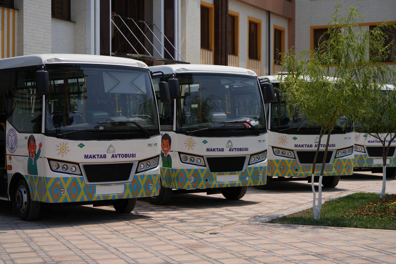 Vazirlikning iqtisod qilingan mablag‘lari hisobidan “Maktab avtobuslari” sotib olindi