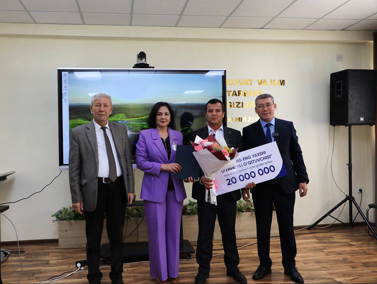 Kimlar yilning eng yaxshi o‘zbek tili o‘qituvchisi ekanligi aniq bo‘ldi