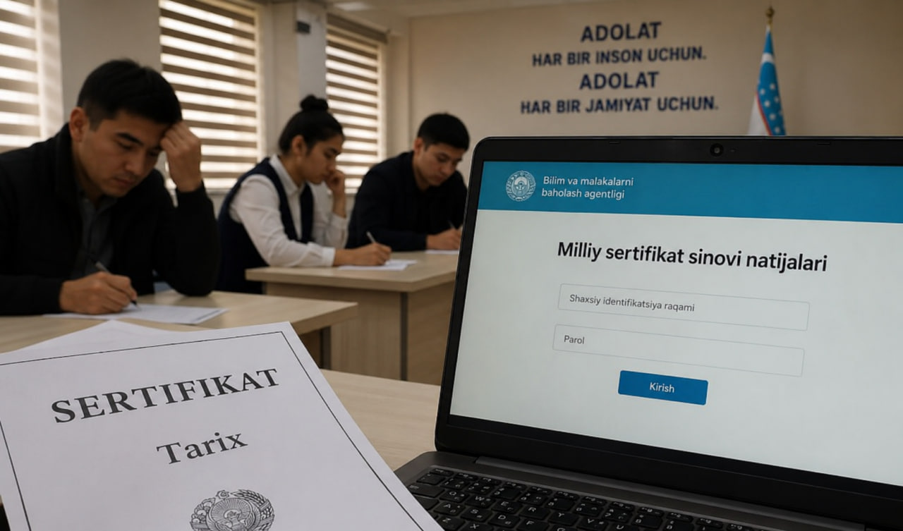 “X-variant” tarqalganiga qaramay, tarixdan milliy sertifikat natijalari e’lon qilindi