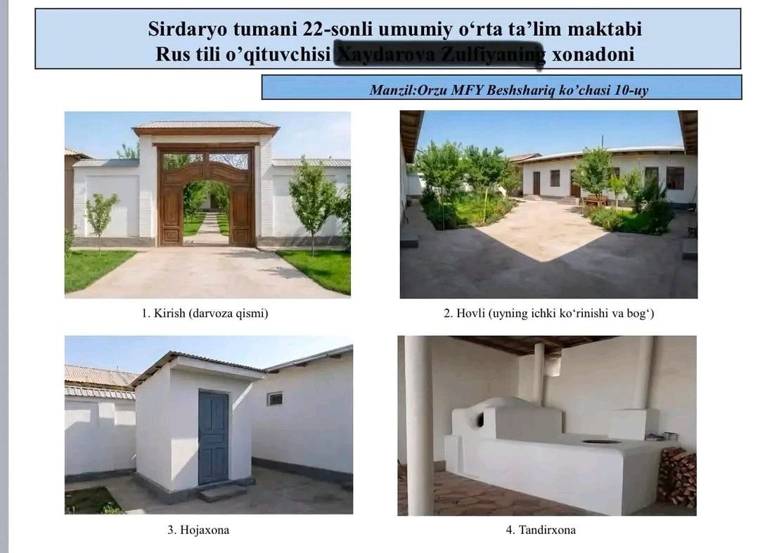 O‘qituvchilardan yashash xonadonini suratga olib yuborish talab qilinmoqda