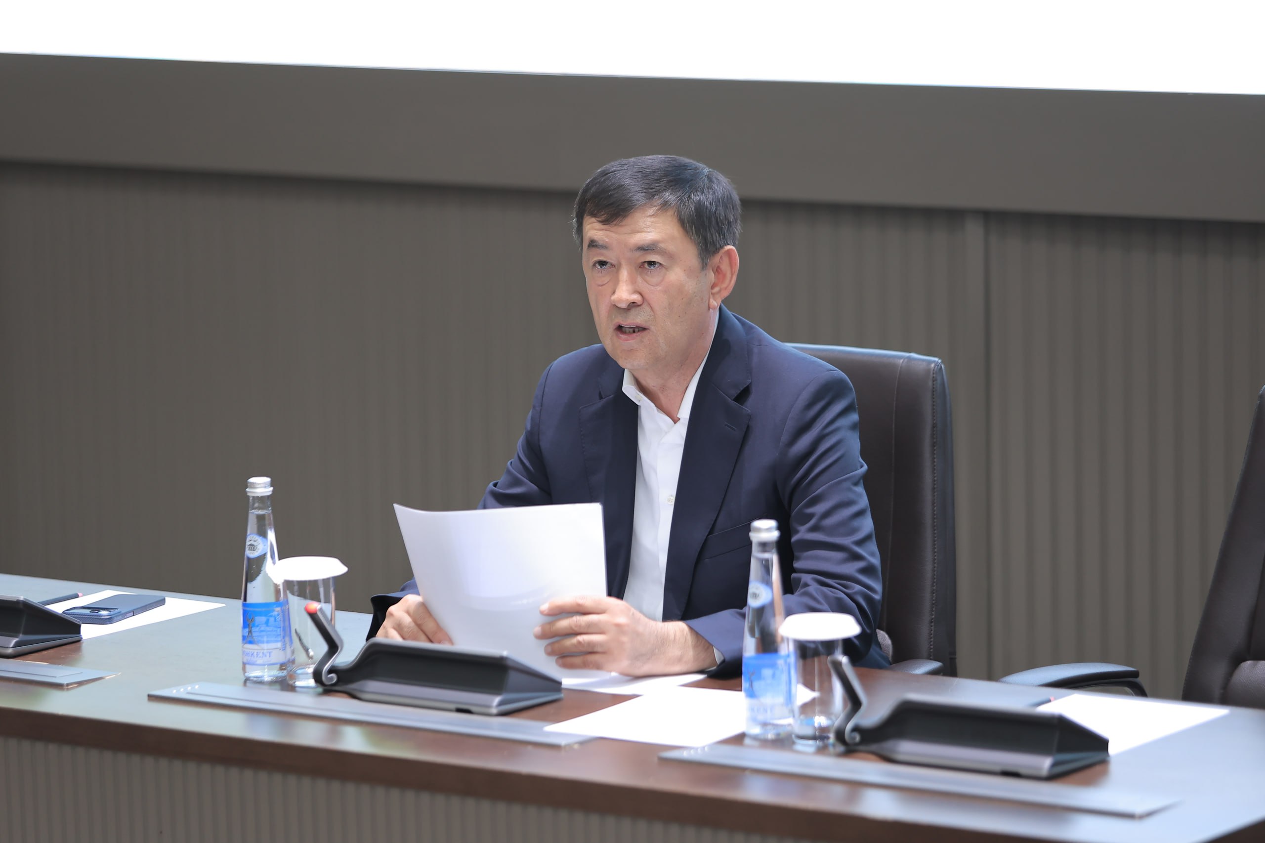 Erkinjon Turdimov vazir lavozimiga tayinlangandan so‘ng ilk bor ko‘rinish berdi