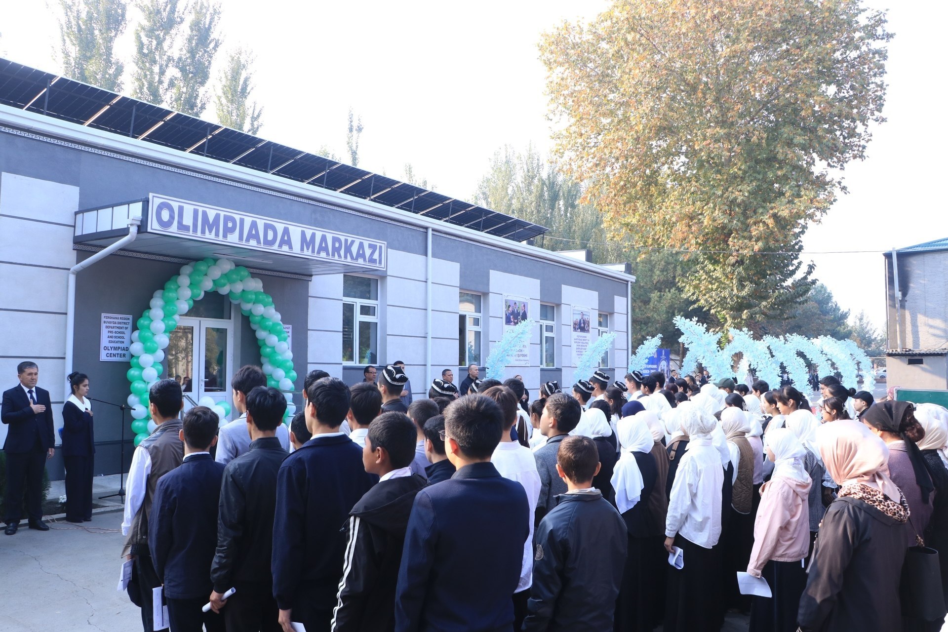 Buvayda tumanida 400 o‘quvchiga mo‘ljallangan fan olimpiadalari markazi qurildi